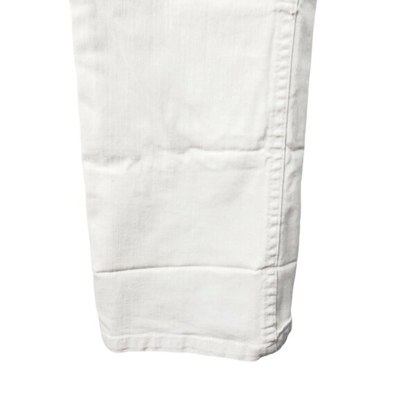 Louie Women's White Straight Leg Jeans Mid Rise Size 4 EUC - Picture 7 of 10